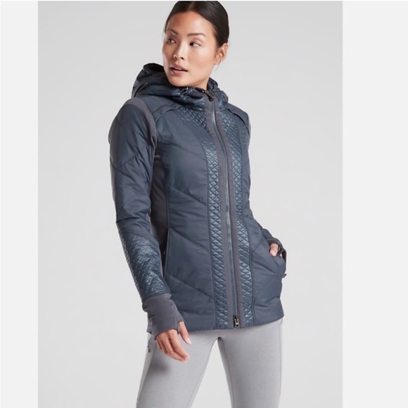 Athleta Jackets & Blazers - Athleta Women's Rock Ridge Primaloft Jacket Gray